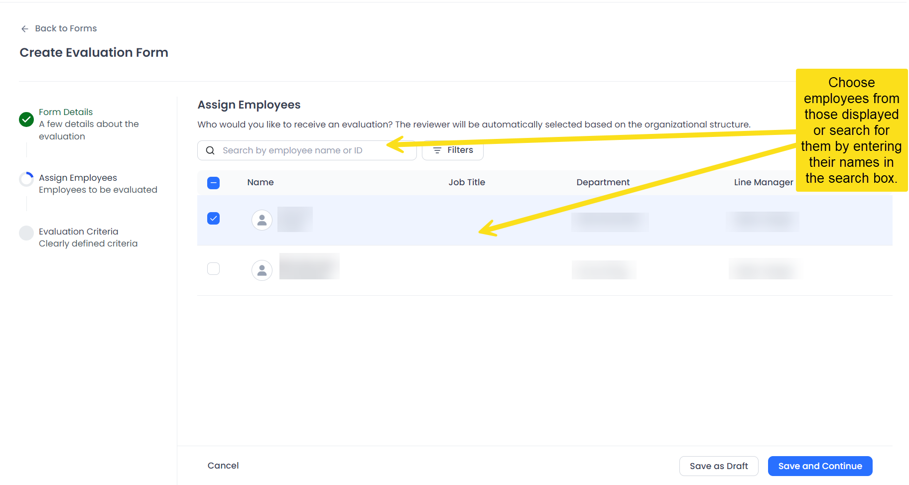 Performance: How to Create Evaluation Form – Knowledge base